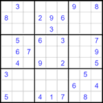 Судоку 9х9 #1491 средний