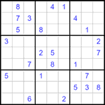 Судоку 9х9 #1511 средний