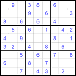 Судоку 9х9 #1516 средний