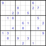 Судоку 9х9 #1520 средний