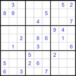 Судоку 9х9 #1480 трудный