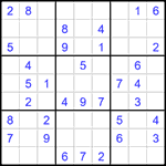 Судоку 9х9 #1552 легкий