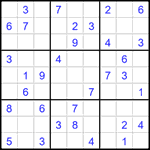 Судоку 9х9 #1523 средний