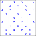 Судоку 9х9 #1524 средний