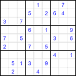 Судоку 9х9 #1528 трудный