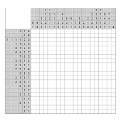 Японский кроссворд #1248 “Бабочка”