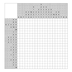 Японский кроссворд #1227 “Микки”