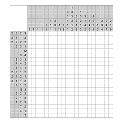 Японский кроссворд #1225 “Капитан”