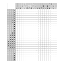 Японский кроссворд #1282 “Свеча”