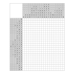 Японский кроссворд #1255 “Мультяшка”