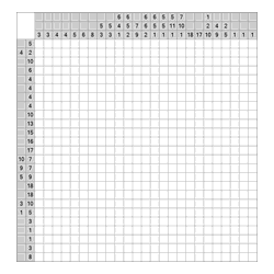 Японский кроссворд #1236 “Утка”