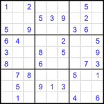 Судоку 9х9 #1568 легкий