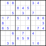 Судоку 9х9 #1590 легкий