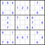 Судоку 9х9 #1601 легкий
