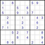 Судоку 9х9 #1602 легкий