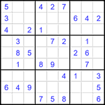 Судоку 9х9 #1617 легкий