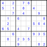Судоку 9х9 #1621 легкий