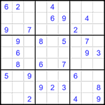 Судоку 9х9 #1531 средний