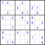 Судоку 9х9 #1536 средний