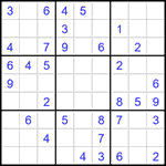 Судоку 9х9 #1538 средний