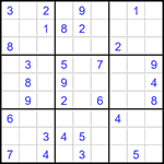 Судоку 9х9 #1553 средний