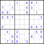 Судоку 9х9 #1556 средний