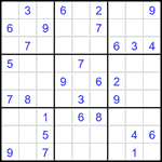 Судоку 9х9 #1563 средний