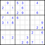 Судоку 9х9 #1565 средний