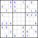 Судоку 9х9 #1566 средний