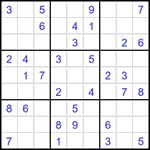 Судоку 9х9 #1602 средний