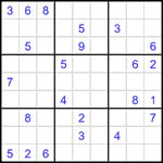 Судоку 9х9 #1562 трудный
