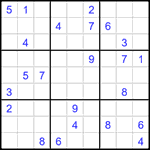 Судоку 9х9 #1571 трудный
