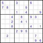 Судоку 9х9 #1559 очень трудный