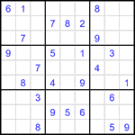 Судоку 9х9 #1577 очень трудный