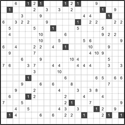 Филиппинский кроссворд #1235 “Горы”