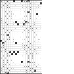 Филиппинский кроссворд #1159 “Мишка”