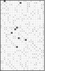 Филиппинский кроссворд #1170 “Колобок”