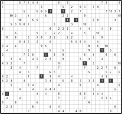 Филиппинский кроссворд #1167 “Тортик”