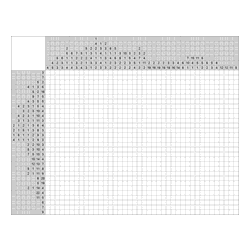 Японский кроссворд #1279 “Бурундук”