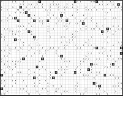 Филиппинский кроссворд #1186 “Кувшинка”