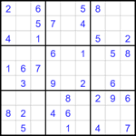 Судоку 9х9 #1646 легкий