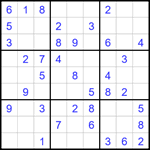 Судоку 9х9 #1659 легкий