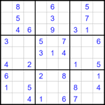 Судоку 9х9 #1661 легкий
