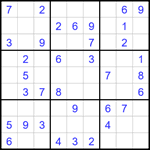 Судоку 9х9 #1666 легкий