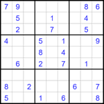 Судоку 9х9 #1637 средний