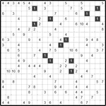 Филиппинский кроссворд #1252 “Рыбки”