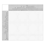 Японский кроссворд #1351 “Скрипач”