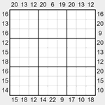 Судоку-рама 9х9 #206