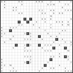 Филиппинский кроссворд #1274 “Снеговик”