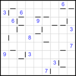 “Соседи” 9х9 #264 очень трудный